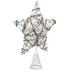 Image de Cimier De Sapin Marron Glacé En Rotin H27cm - Feeric Lights & Christmas