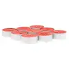 Image de Lot De 9 Bougies Chauffe-plats Pailletées 12 Gr Rouge - Feeric Lights & Christmas