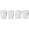 Image de Lot De 4 Bougies Votives 48 Gr Blanc - Feeric Lights & Christmas