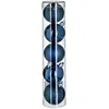 Image de Boules de Noël - ATMOSPHERA CRÉATEUR DINTÉRIEUR - Colorama - Lot de 5 - Diam. 5 cm - Bleu nuit paillettes