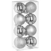 Image de Boules De Noël Colorama De Noël Lot De 8 En Plastique Recyclé D7cm - Feeric Lights & Christmas