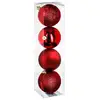 Image de Lot De 4 Boules D.8cm Rouge - Feeric Lights & Christmas