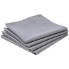Image de Lot de 4 serviettes de table coton gris 40x40cm - Atmosphera Créateur dintérieur