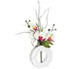 Image de Vase Orchidées Artificielles Vase Céramique H44cm - Blanc/fushia - Atmosphera