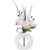 Image de Vase orchidées artificielles blanc vase céramique H44cm - Atmosphera Créateur dintérieur