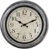 Image de Horloge Ilan À Moulures D40cm - Gris - Atmosphera