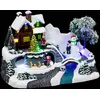 Image de Village Lumineux Père Noël Avec Traineau Et Bonhomme De Neige 10 Led - Feeric Lights & Christmas