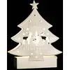 Image de Sapin Lumineux 2 Led Blanc Chaud - Merry Christmas- Feeric Lights & Christmas