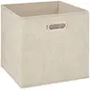 Image de Panier Tissu 31x31cm Mix N' Modul Beige Chiné - 5five