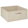 Image de Panier tissu 31x15cm Mix N Modul beige chiné