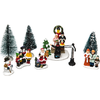 Image de Figurines de Noël Set de Santons avec Sapins FEERIC LIGHTS ET CHRISTMAS