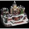 Image de Village Lumineux Gare Et Patineurs Musical 26 Led - Atmosphera