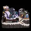 Image de Village Lumineux Gare Et Patineurs 9 Led L.23cm Musical - Feeric Lights & Christmas