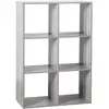 Image de Étagère 6 Cases Mix N' Modul Effet Chêne Gris - 5five