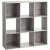Image de Étagère 9 Cases Mix N' Modul Effet Chêne Gris - 5five