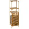 Image de Étagère Colonne Avec Panier À Linge Mix N' Modul Bambou - 5five