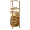 Image de Étagère 2 cases & panier mix nmodul 118cm naturel