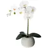 Image de Orchidée Artificielle Pot Ciment H53cm - Atmosphera