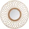 Image de Miroir 'rosace Rotin D58cm - Atmosphera