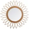 Image de Miroir Rosace Rotin D50cm - Atmosphera