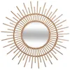 Image de Miroir Soleil rotin D76cm - Atmosphera Créateur dintérieur