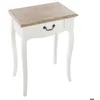 Image de Table de chevet Chrysa blanc H655cm - Atmosphera Créateur dintérieur