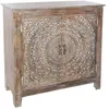 Image de Buffet 2 portes Shirel manguier 90x90cm - Atmosphera Créateur dintérieur