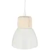 Image de Suspension Métal Desy Blanc D15cm - Atmosphera
