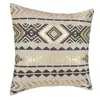 Image de Housse De Coussin Etnik Gris 40x40cm - Atmosphera