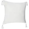Image de Housse De Coussin Slub Blanc 40x40cm - Atmosphera