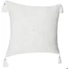 Image de Housse de coussin Slub blanc 40x40cm - Atmosphera Créateur dintérieur