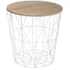 Image de Table D'appoint Kumi Blanc D40cm - Atmosphera