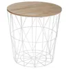 Image de Table dappoint Kumi blanc D40cm - Atmosphera Créateur dintérieur