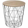 Image de Table D'appoint Kumi Noir D40cm - Atmosphera
