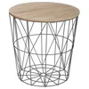 Image de Table dappoint Kumi noir D40cm - Atmosphera Créateur dintérieur