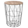 Image de Table dappoint Kumi noir D47cm - Atmosphera Créateur dintérieur