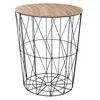 Image de Table d'appoint kumi noir d47cm KUMI