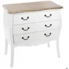 Image de Chiffonnier Chrysa blanc 3 tiroirs - Atmosphera Créateur dintérieur