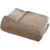 Image de Plaid Ollis Flanelle Beige 125x150cm - Atmosphera