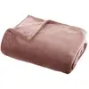 Image de Plaid Flanelle Rose 125x150cm - Atmosphera