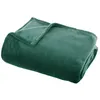 Image de Plaid flanelle vert 125x150cm - Atmosphera Créateur dintérieur