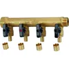 Image de Collecteur avec vannes PER à glissement - GRK - M/F 3/4 - diamètre 12 mm - 4 sorties