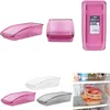 Image de Rangement de frigo - 33x15 cm - Plastique - Rose