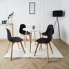 Image de Table De Repas - Home Deco Factory - Ronde - Bicolore - Blanc
