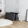 Image de COFFRE BANC PLIABLE PU GRIS
