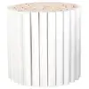 Image de Tabouret en bois TRUNKY coloris blanc
