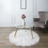 Image de Table Basse - HOME DECO FACTORY - Ronde - En Verre et Bois - Marron et Transparent