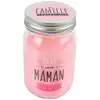 Image de Bougie Parfumée En Verre "maman" 13cm Fleur De Printemps