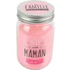 Image de Bougie en bocal - Tu es une maman en or - Rose