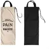 Image de Paris Prix - Sac À Pain "bistrot" Noir & Beige